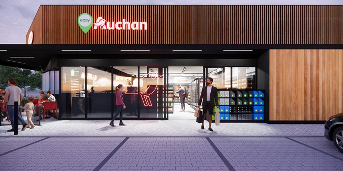 Auchan Retail Polska we współpracy ze stacjami bp uruchomi sieć Easy Auchan.