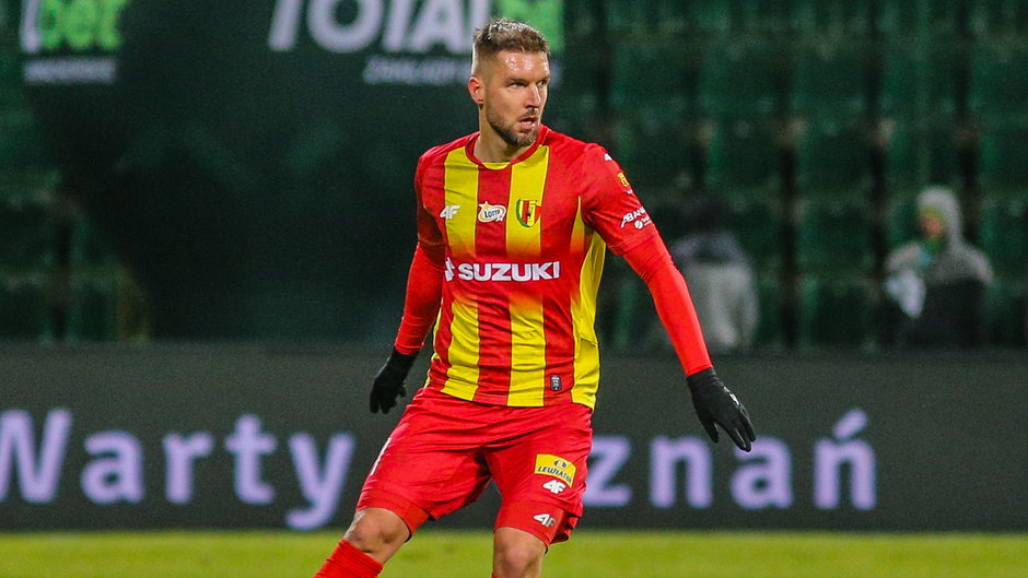 Piotr Malarczyk świetnie radzi sobie wiosną w barwach Korony. Jest podstawowym zawodnikiem, strzelił także dwie bramki. 