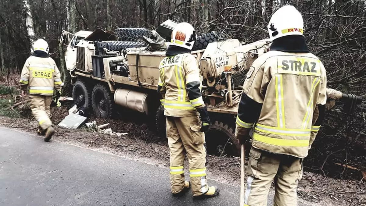 Wypadek pojazdu amerykańskiej armii