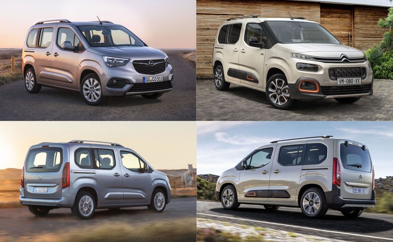 Opel Combo Life i Citroen Berlingo Multispace