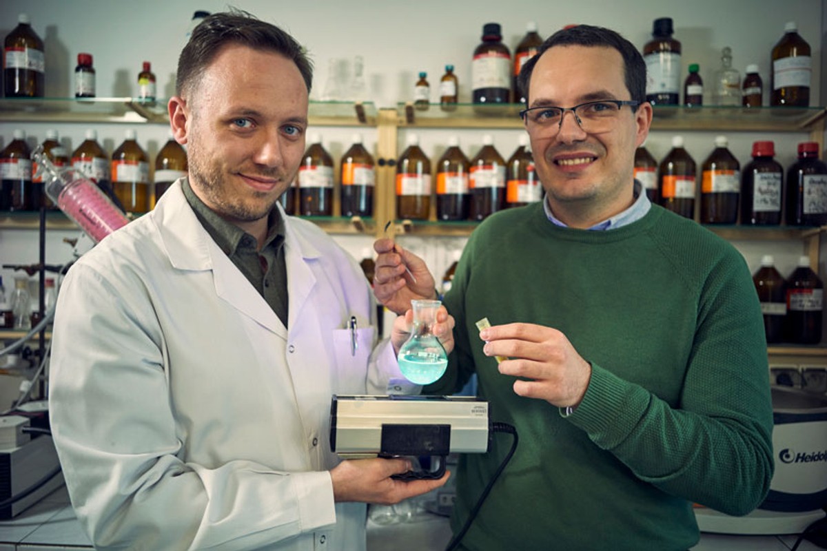 Dr Patryk Kasza i dr Przemysław Szafrański z Uniwersytetu Jagiellońskiego