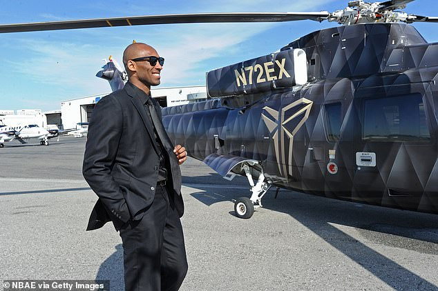 Kobe Bryant and four others were killed when his private helicopter went down in Calabasas, California, on Sunday morning (NBAE Via GETTY Images)