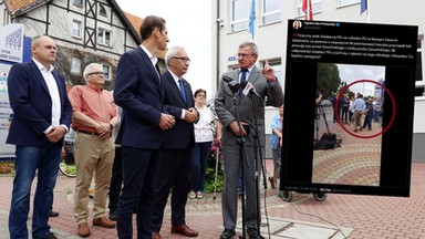 Awantura na konferencji PiS. Nagle pojawił się na niej działacz PO [WIDEO]