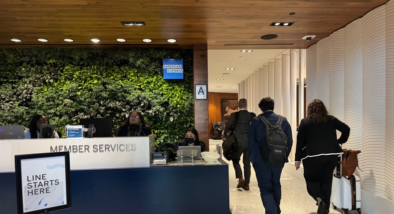 I visited an AmEx Centurion Lounge for the first time this month and was impressed.Taylor Rains/Business Insider