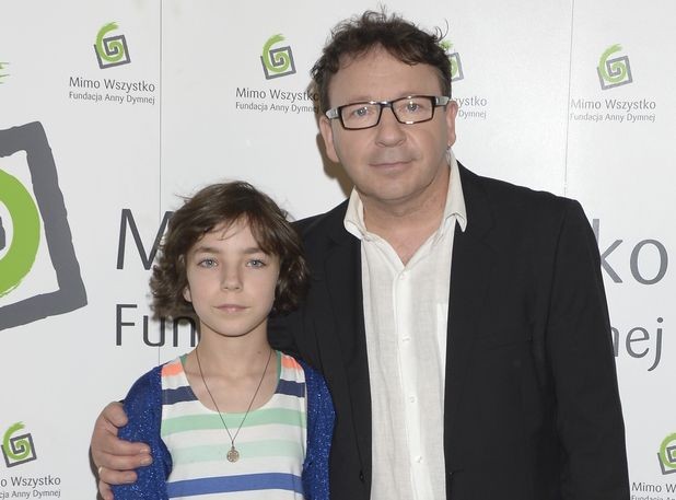 Zbigniew Zamachowski z córką Bronią
