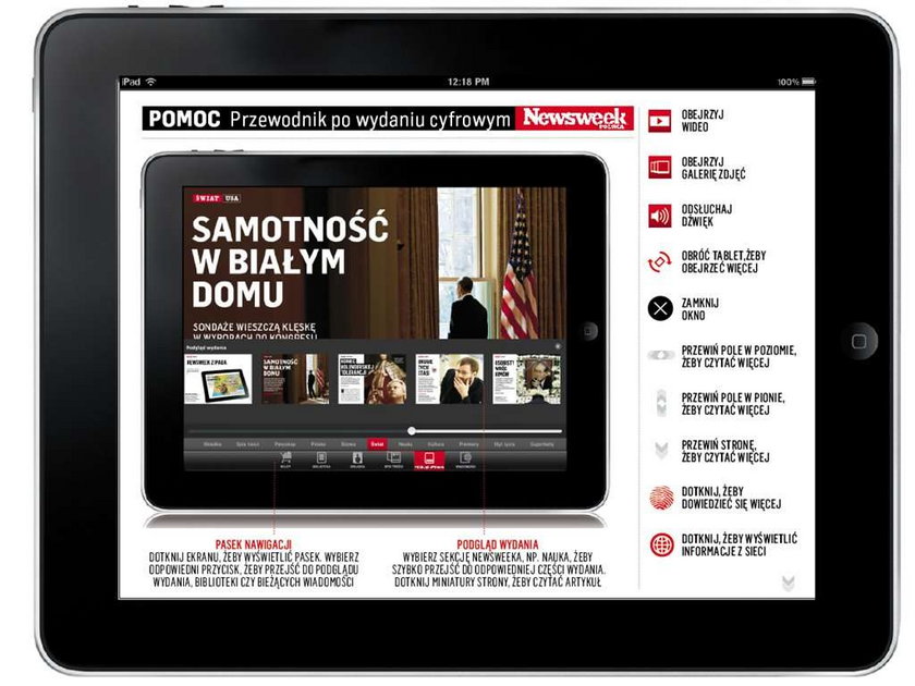 Newsweek, ipad, aplikacja, nowość