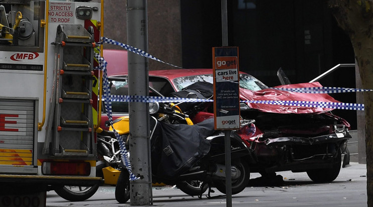 Gyalogosok közé hajtott egy autó Melbourne-ben, többen meghaltak/Fotó:MTI
