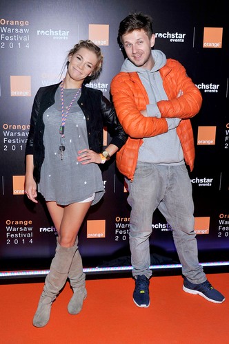 Maja Bohosiewicz i Antoni Królikowski na Orange Warsaw Festival 2014