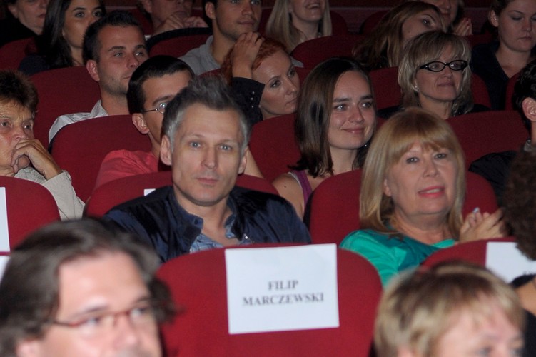 Robert Kozyra na premierze 'Bez wstydu'