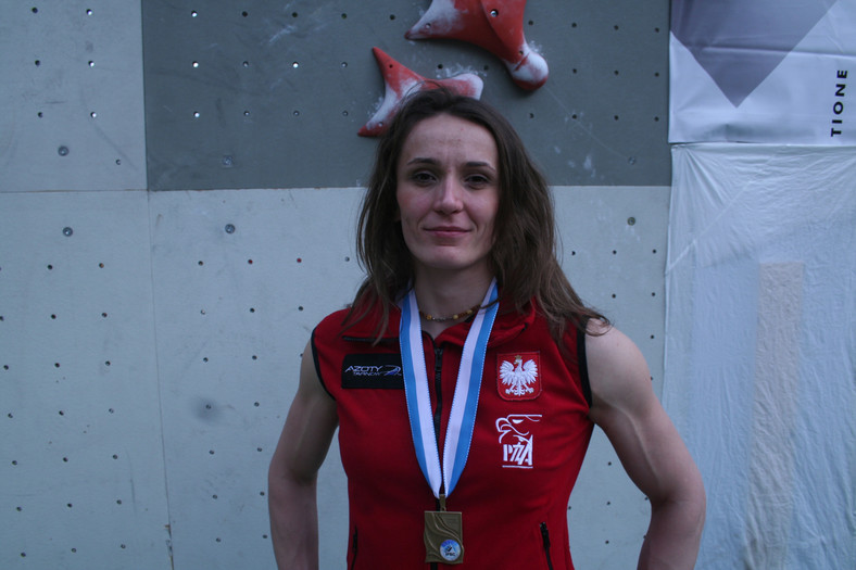 Edyta Ropek z medalem w Trento 2010