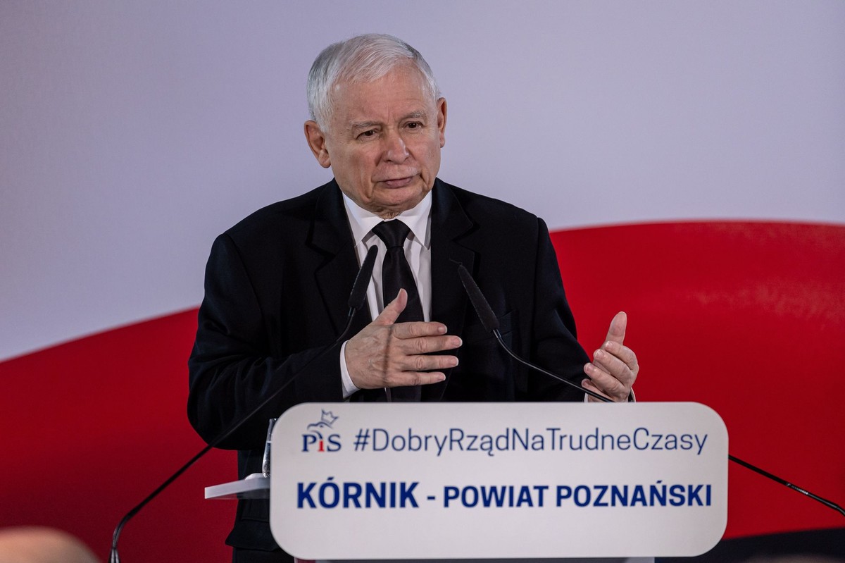 Prezes Prawa i Sprawiedliwości Jarosław Kaczyński
