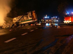 Zderzenie TIR-ów. Trzy osoby nie żyją