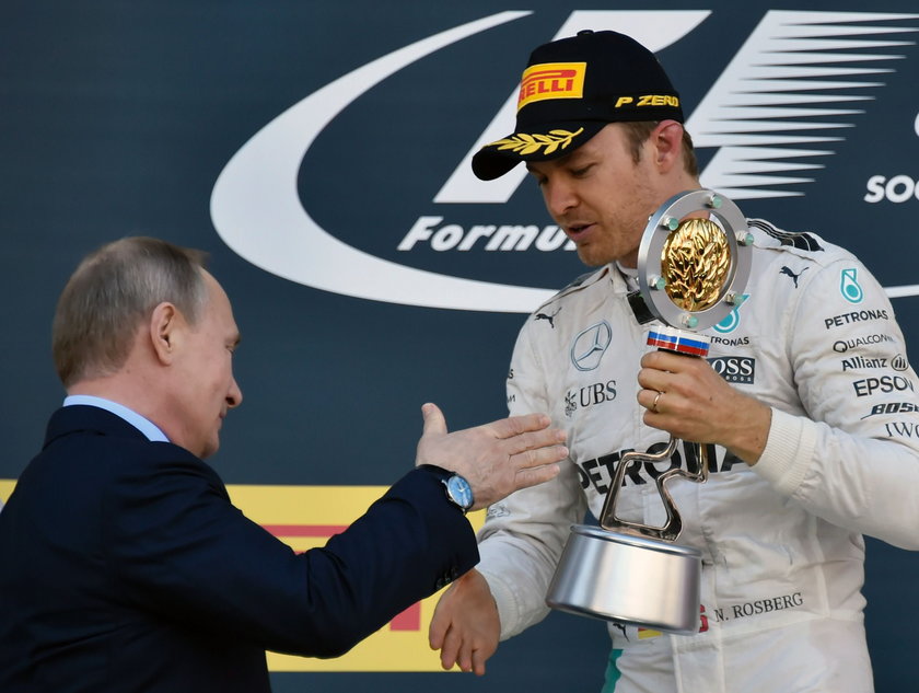 Nico Rosberg zdziwiony zachowaniem Władimira Putina. Wysłał sobowtóra?