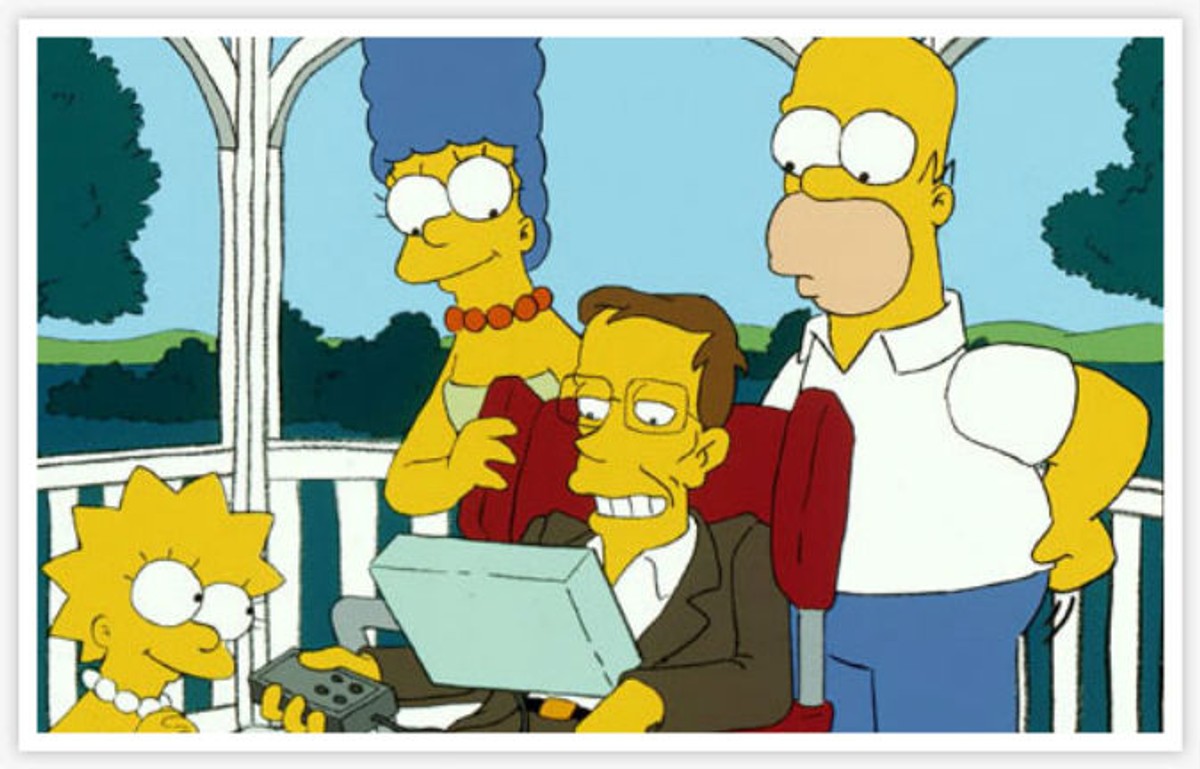 Stephen Hawking w odcinku serialu Simpsonowie