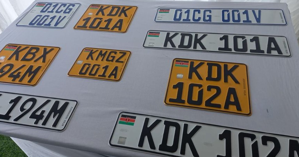 How to apply for new digital number plates online and manually Pulselive Kenya