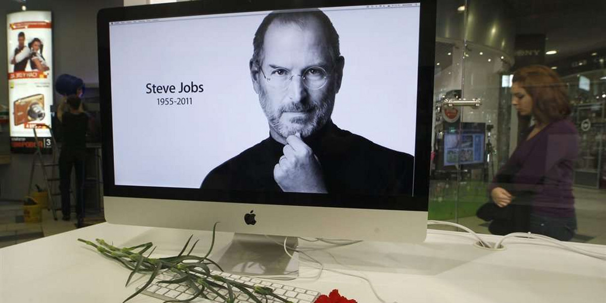 Złóż kondolencje po śmierci Jobsa