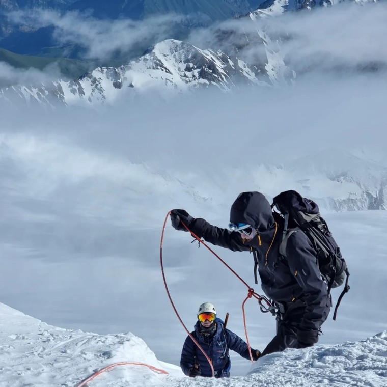 Wspinaczka na Kazbek