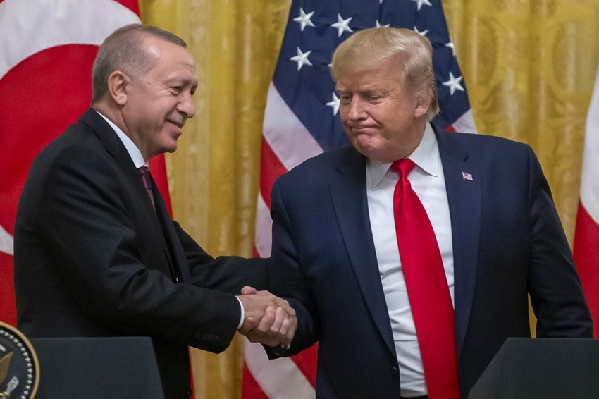 Redžep Tajip Erdogan i Donald Tramp u Beloj kući 13. novembra 2019.