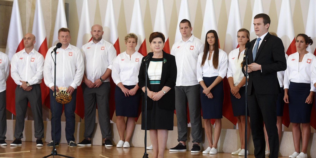 Premier Beata Szydło pogratulowała polskim medalistom z igrzysk Rio 2016