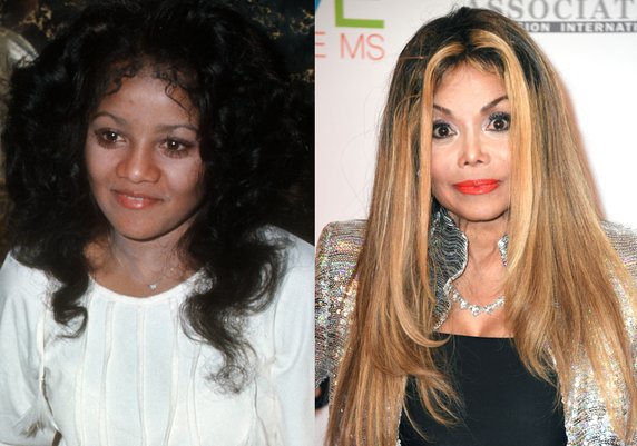 LaToya Jackson w 1978 r. i obecnie