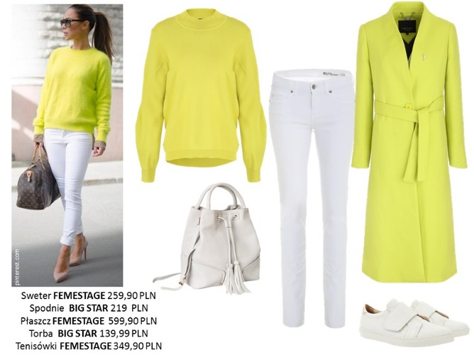 STYLIZACJE z białymi spodniami