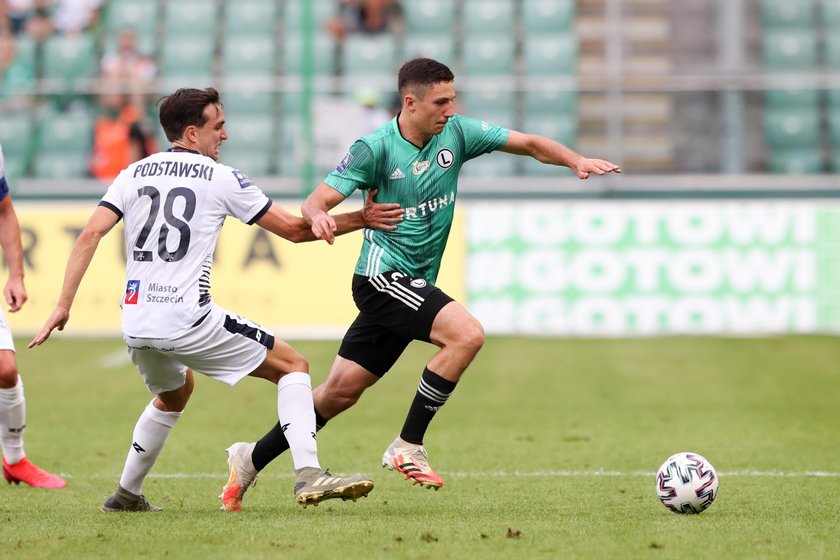 Pilka nozna. PKO Ekstraklasa. Legia Warszawa - Pogon Szczecin. 19.07.2020