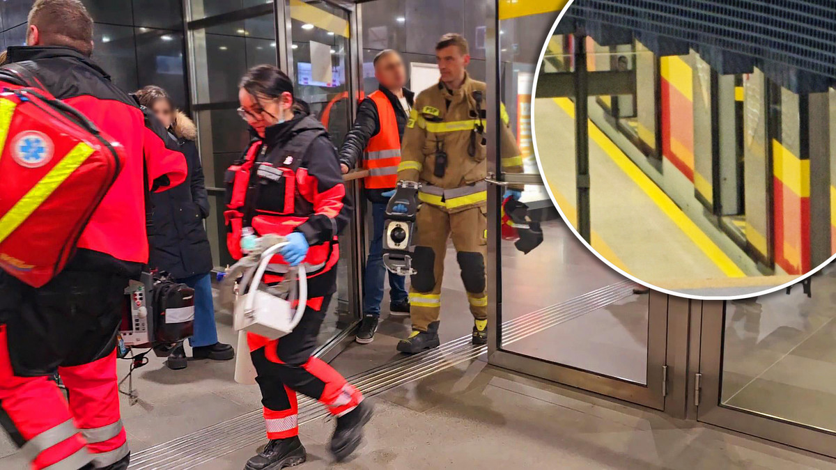 Tragiczny wypadek w warszawskim metrze. Paraliż stolicy