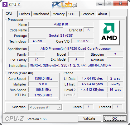 Procesor AMD Phenon II P920 nie jest demonem prędkości