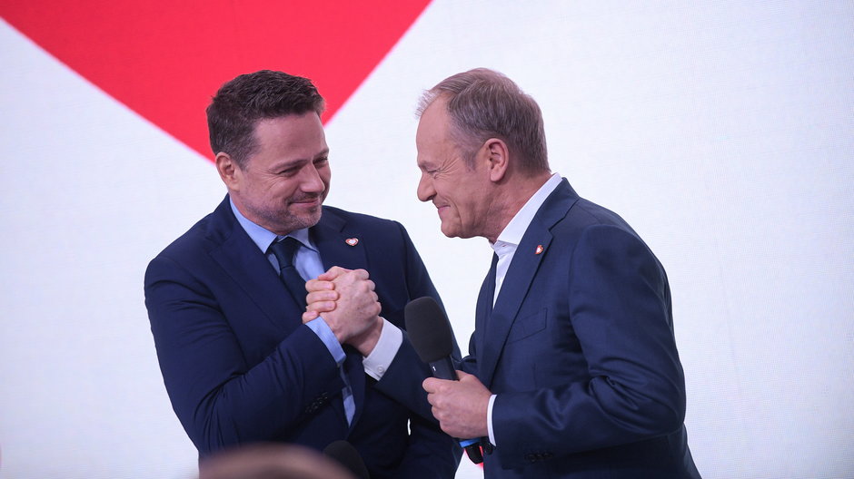 Rafał Trzaskowski i Donald Tusk 