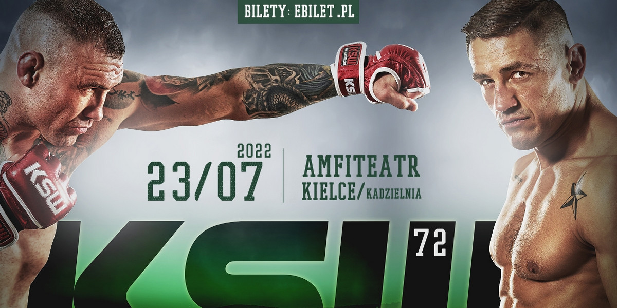 Gala KSW 72 odbędzie się 23 lipca w Amfiteatrze Kadzielnia w Kielcach
