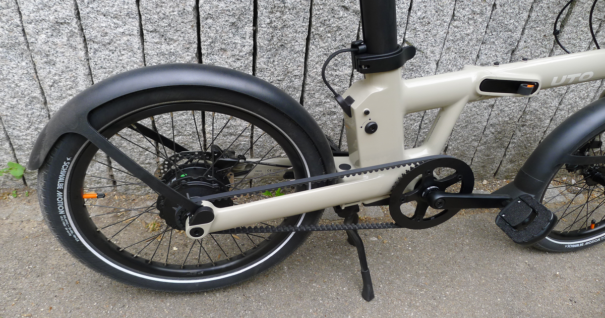 Dieses Klapprad-E-Bike schaltet von selbst: Uto Pro 20 mit Riemenantrieb im Test