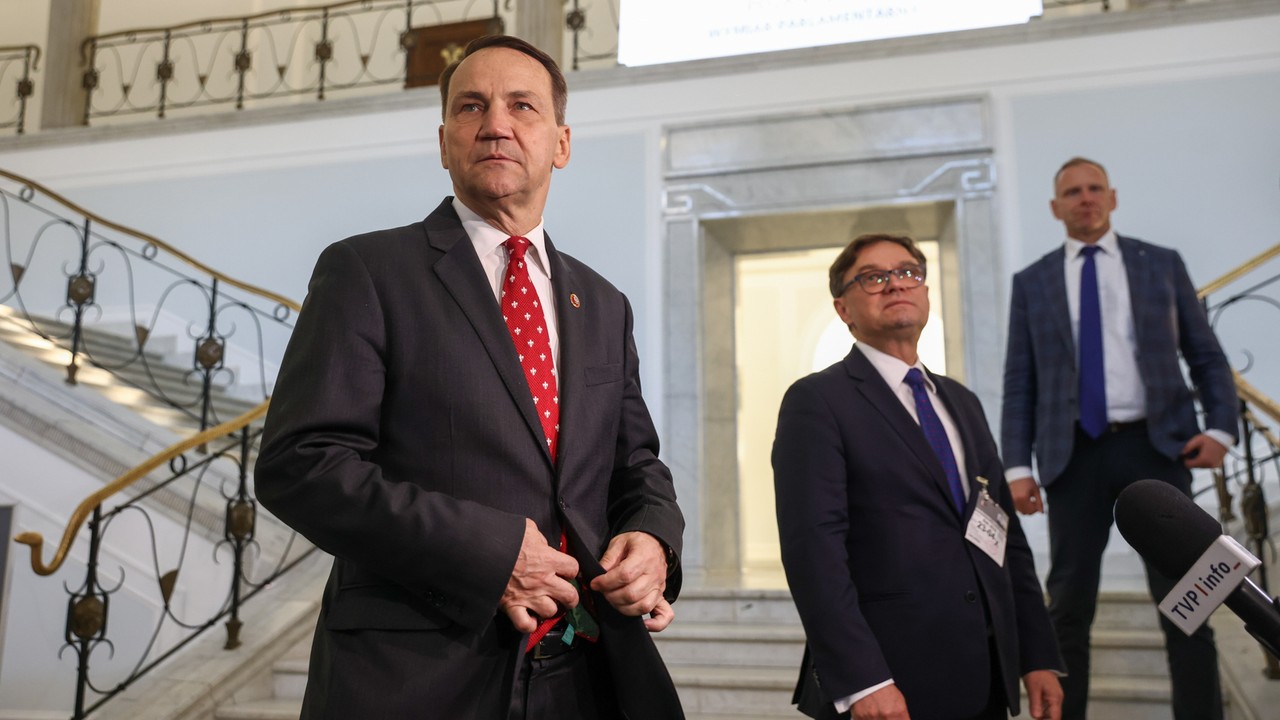 Radosław Sikorski o kulisach rozmowy z Marco Rubio. Mówił o warunkach rozejmu [RELACJA NA ŻYWO]