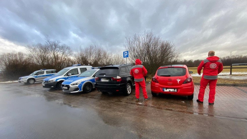 Ludźmierz - miejsce gdzie znaleziono samochód, w którym było ciało słowackiego policjanta