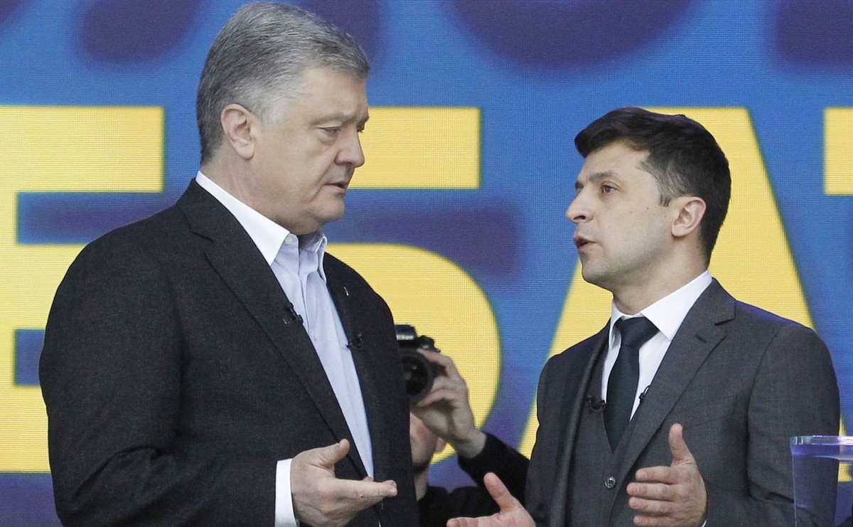 Petro Poroszenko i Wołodymyr Zełenski