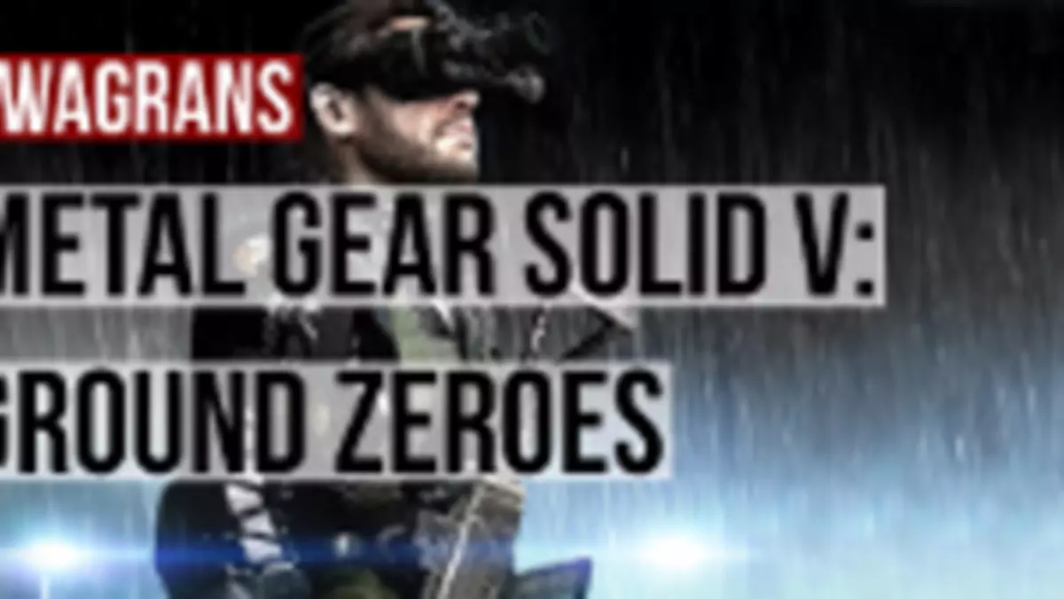 KwaGRAns: Snake w pecetowym wydaniu, czyli gramy w MGS V: Ground Zeroes na blaszaku