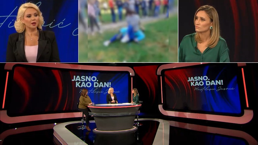 Darija Kisić i Radmila Vulić Bojović u emisiji "Jasno. Kao dan!"