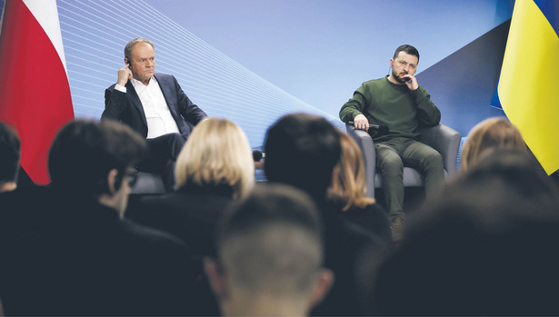 W styczniu premier Donald Tusk spotkał się z prezydentem Ukrainy Wołodymyrem Zełenskim. Dziś powinien rozmawiać z premierem Denysem Szmyhalem.