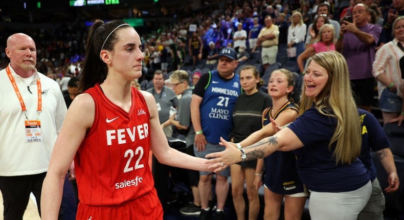 WNBA fans are spending big to watch Caitlin Clark and the Indiana Fever play. But tickets are a bargain at her home arena in Indianapolis. David Berding/Getty Images