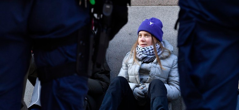 Usunęli ją siłą. Greta Thunberg protestowała pod szwedzkim parlamentem