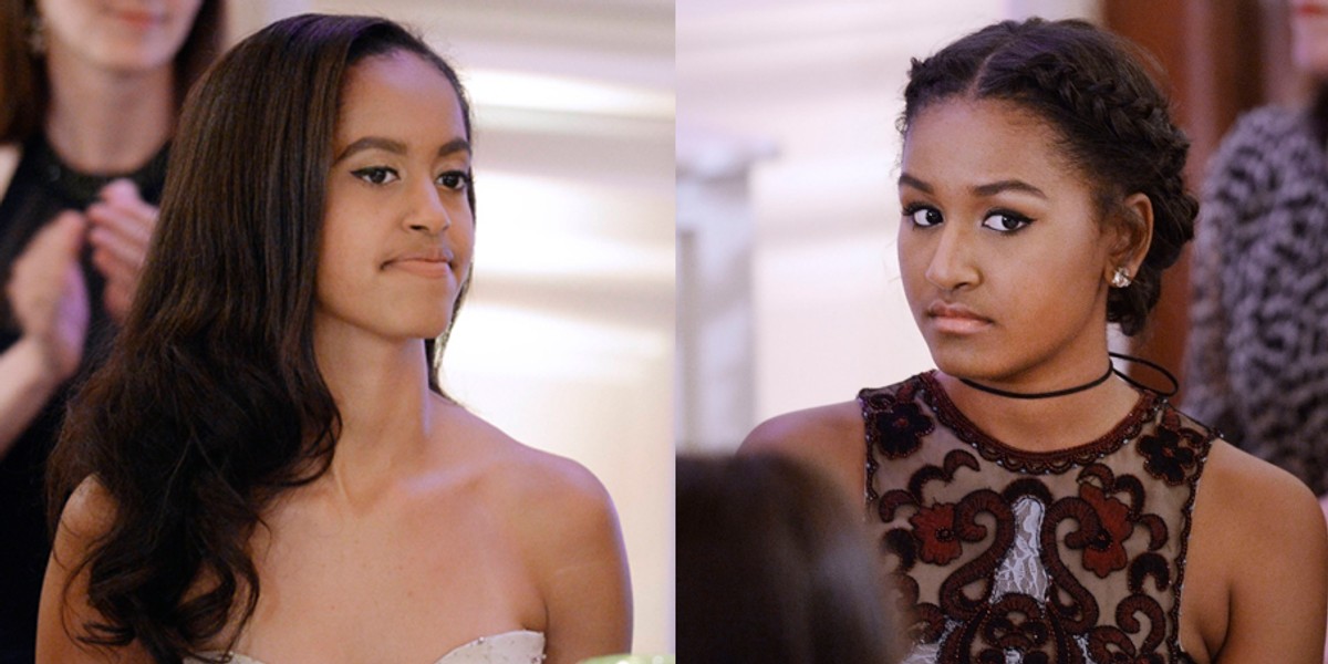 Malia i Sasha Obama