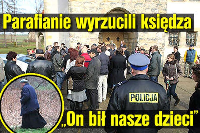 Parafianie wyrzucili księdza: "On bił nasze dzieci!"