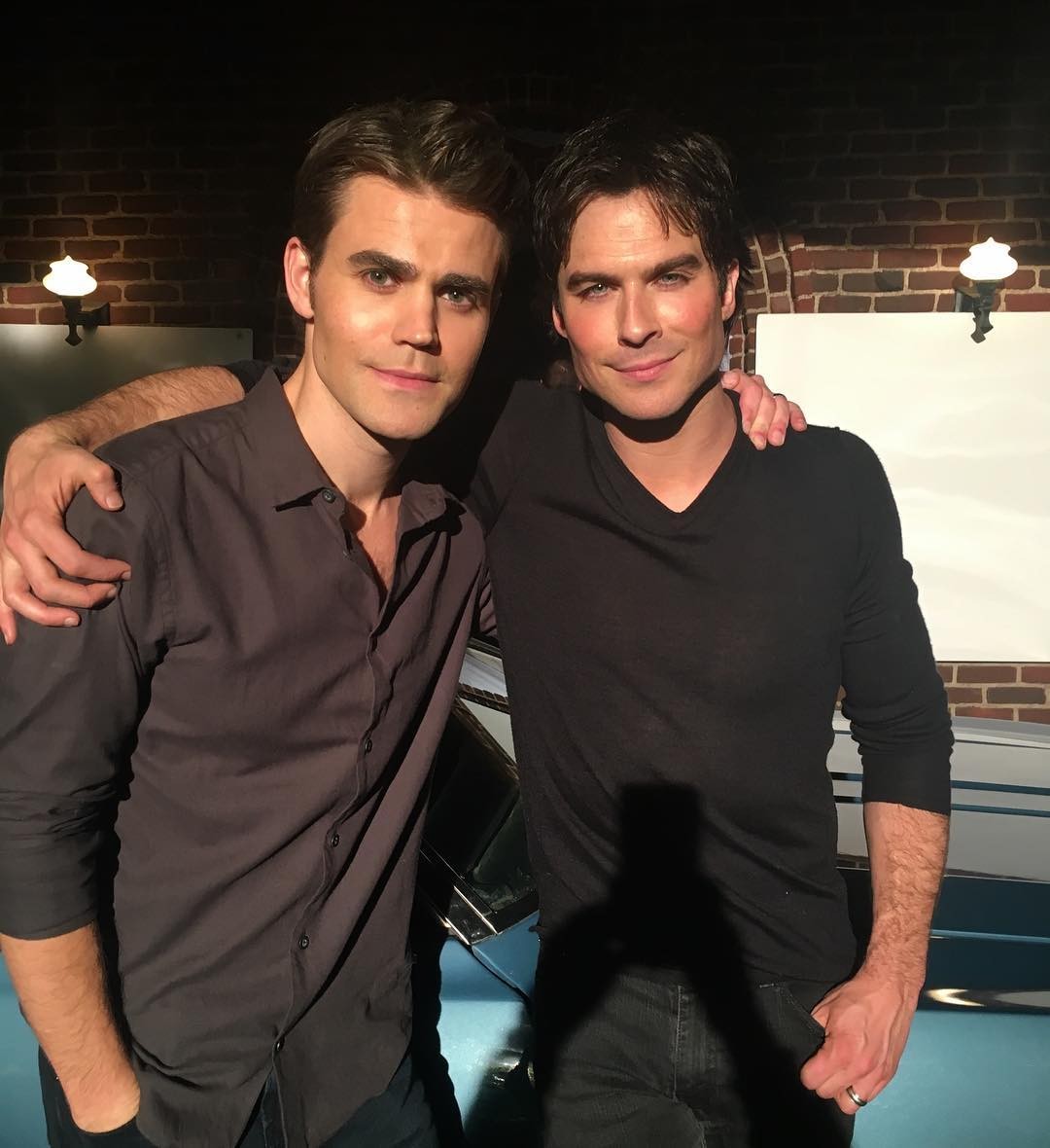 Herec Paul Wesley a Ian Somerhalder.