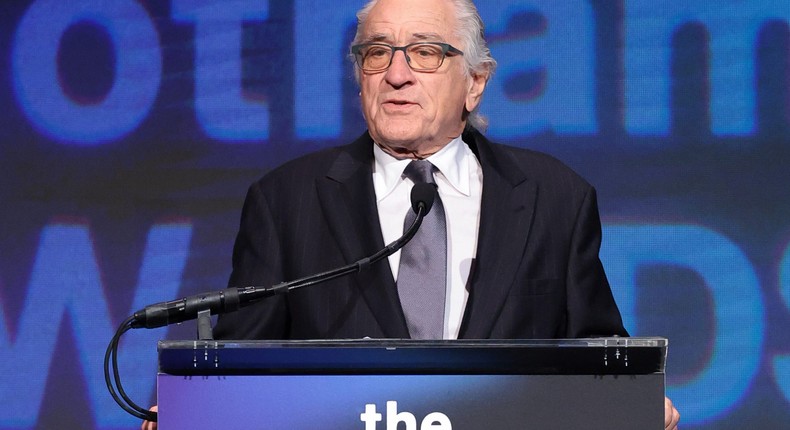 Robert De Niro speaks onstage at the 2023 Gotham Awards at Cipriani Wall Street on November 27, 2023 in New York City.Dimitrios Kambouris/Getty Images for The Gotham Film & Media Institute