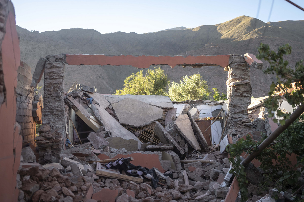 Potres u Maroku - selo Ižakak kod Marakeša