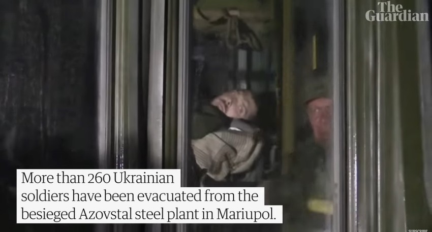 Evakuacija ukrajinskih vojnika iz "Azovstalja" u Marijupolju