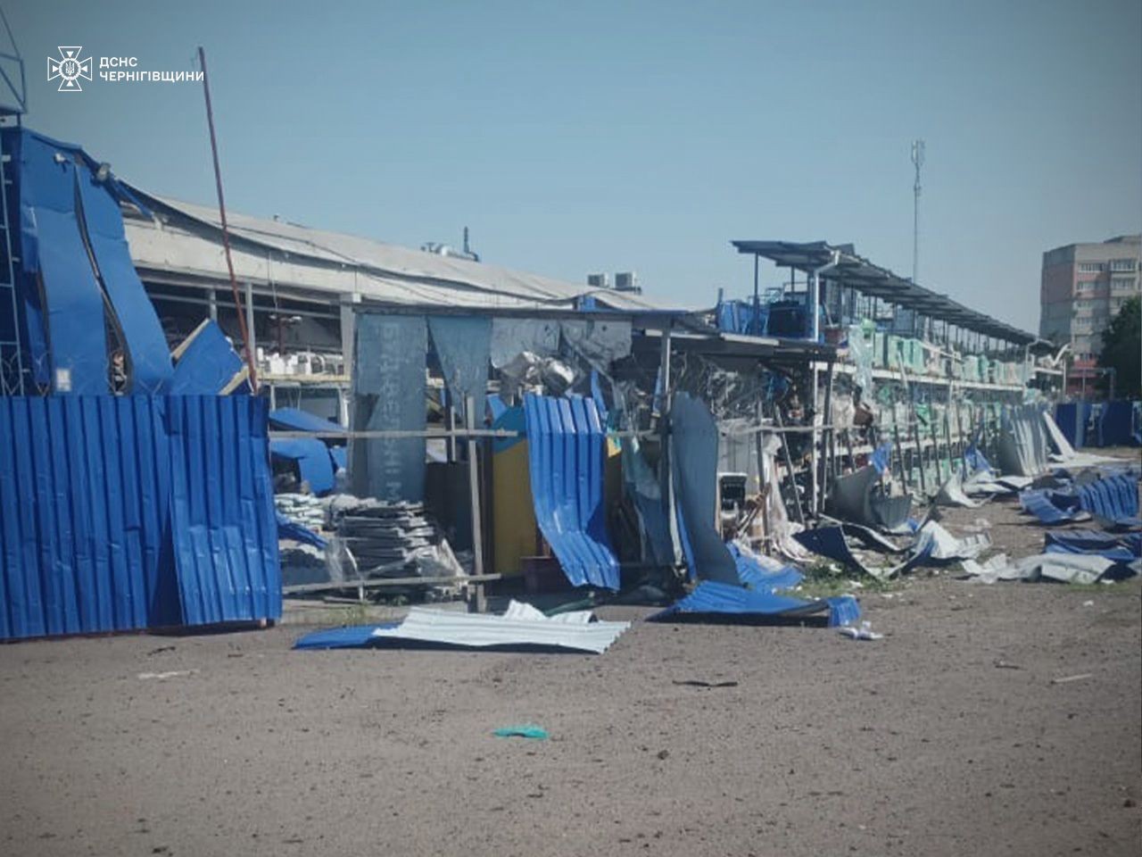 A Russian missile attack on the Ukrainian city of Pryluky during the day claimed the lives of two people on Tuesday.