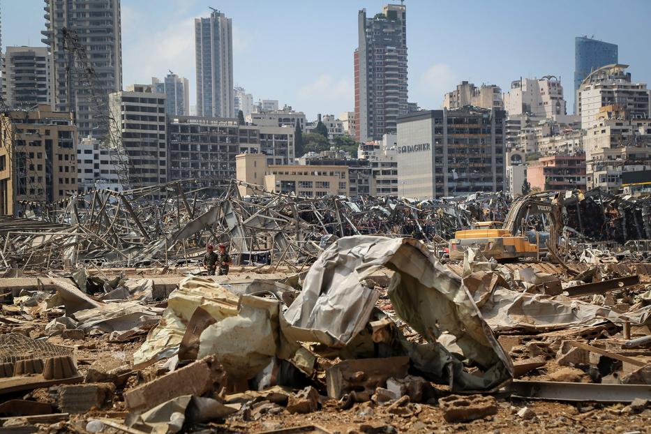 Kétszázan meghaltak, több ezer a sérült, százezrek vesztették el otthonukat Bejrútban /Fotó: Profimedia