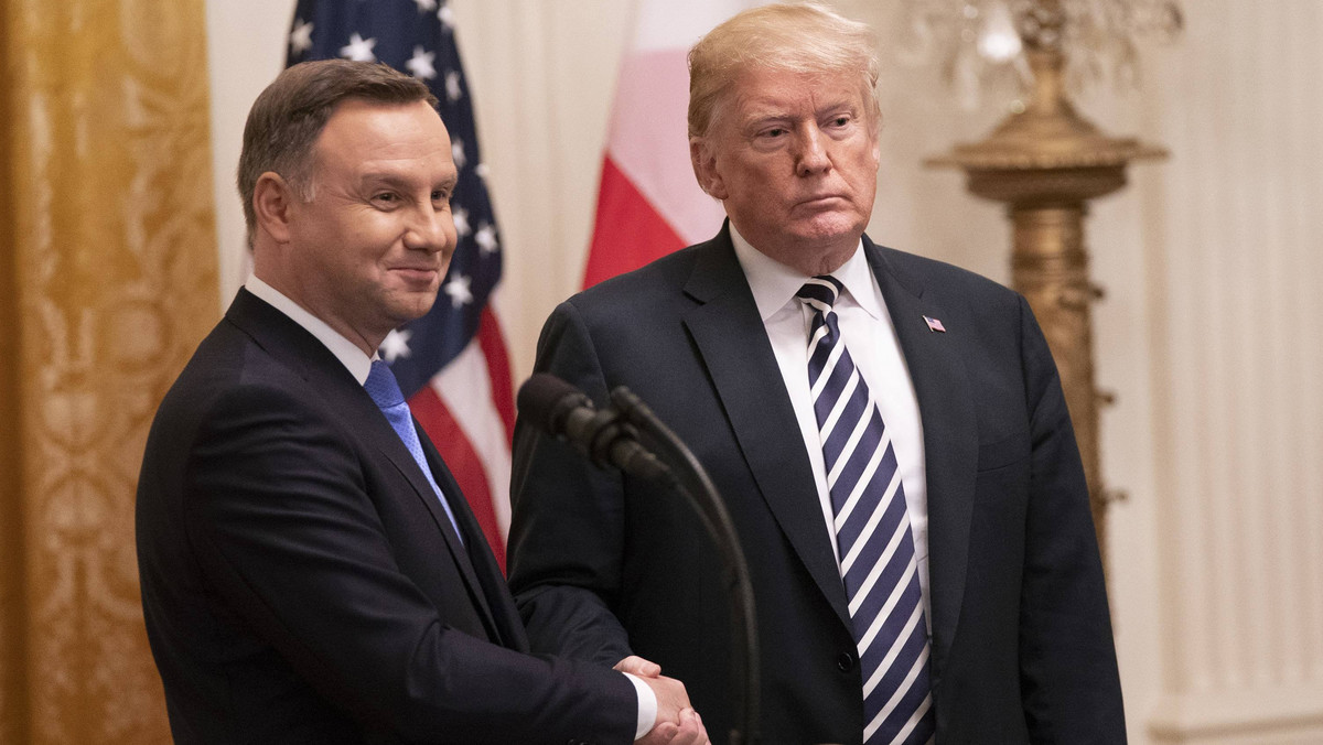 Prezydent Trump powita wraz z pierwszą damą Melanią Trump prezydenta Dudę wraz z małżonką Agatą Kornhauser-Dudą 12 czerwca - podał Biały Dom.