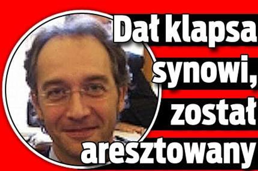 Dał klapsa synowi, został aresztowany