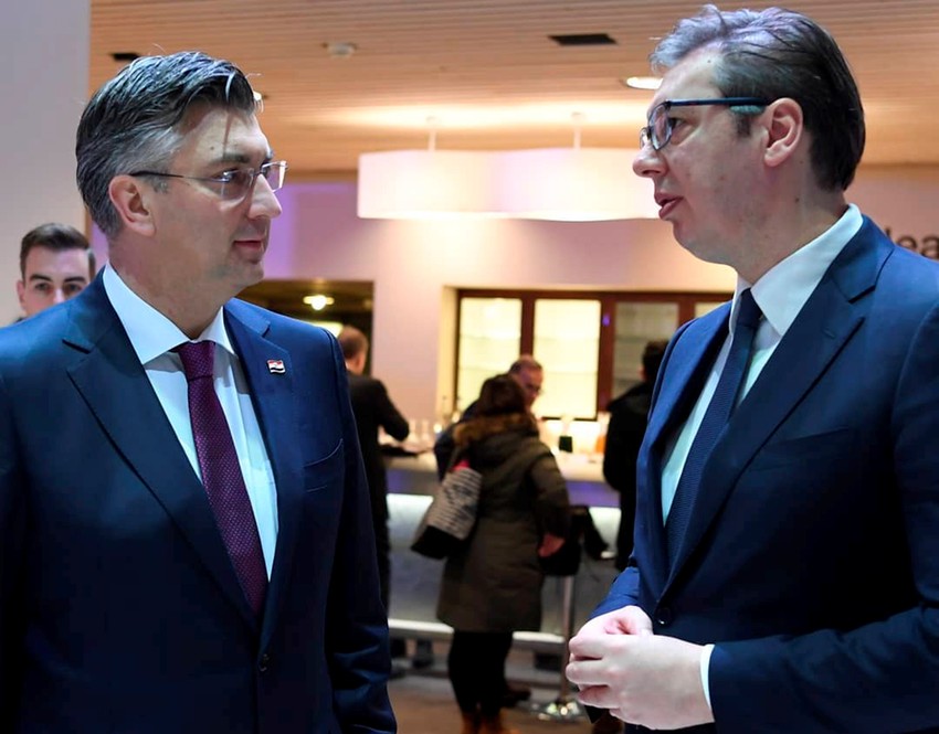 Aleksandar Vučić, Andrej Plenković